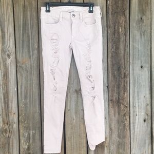 Pale Pink American eagle jeans
